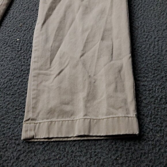 Black Brown Chino Pants Mens 38 x29 Tan Beige Khaki Casual Adult - Picture 5 of 8